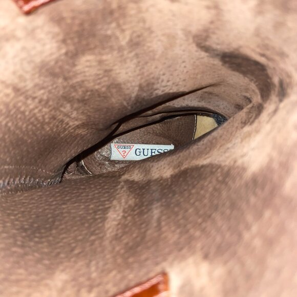 Vintage GUESS boot chunky heel Made in Spain 7.5 - Picture 10 of 11